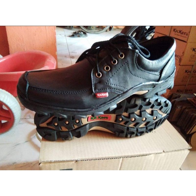 sepatu casual kulit asli 05 slipon kulit asli nyaman dipakai