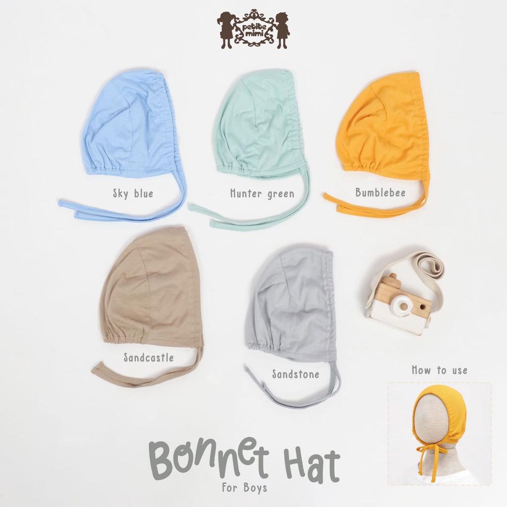 Petite Mimi Baby Bonet Hat / Topi Bayi