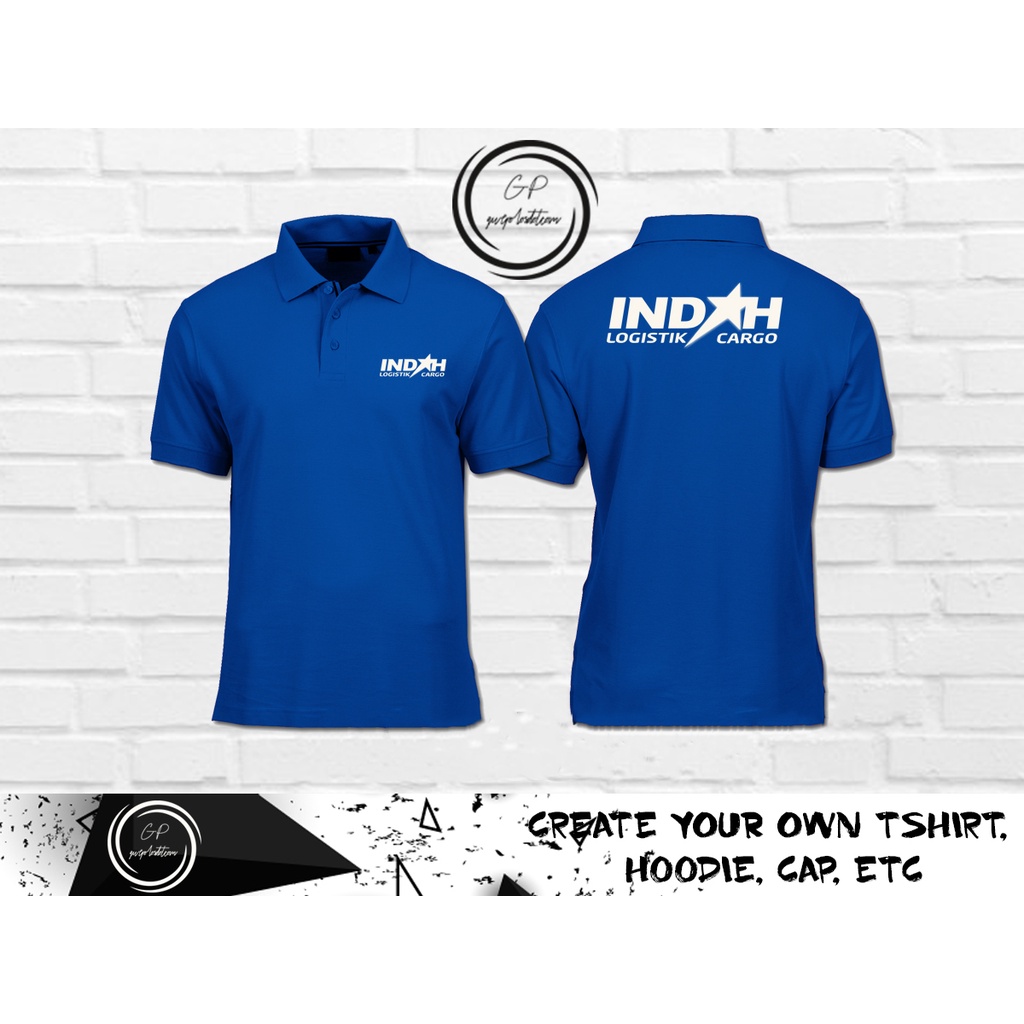Poloshirt Kaos Polo Indah Logistik Cargo - Kaos Polo Indah Logistik Cargo - Kaos Kerah Kurir