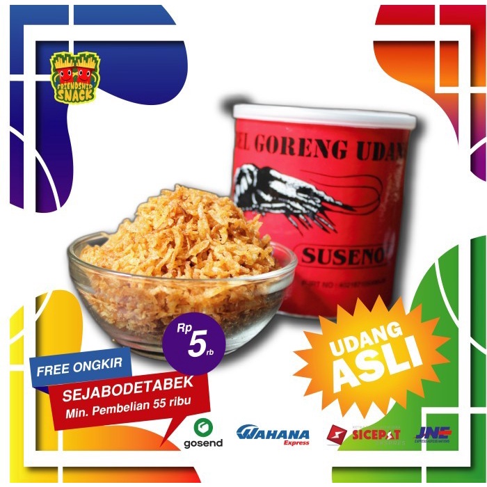 

Suseno Sambal Udang Goreng Crispy Pedas Renyah