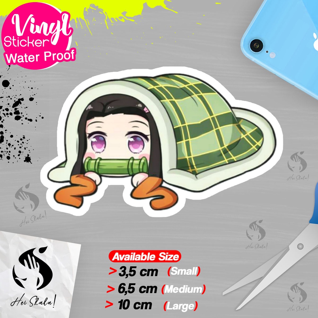 

Stiker Nazuko Kamado 004 Demon Slayer Kimetsu No Yaiba Sticker Anime Jepang Bahan Vinyl Anti Air