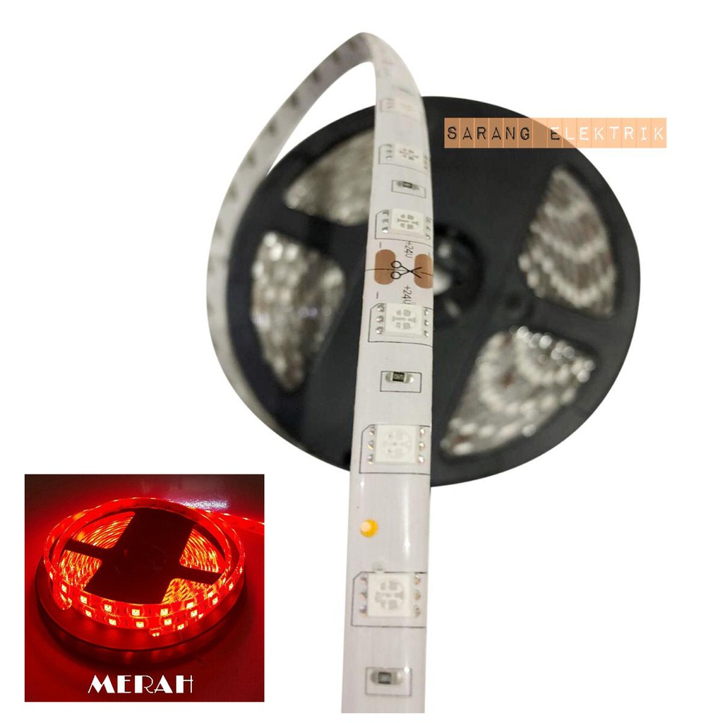 Seinz Lampu Led Strip 5050 24V IP44 outdoor waterproof