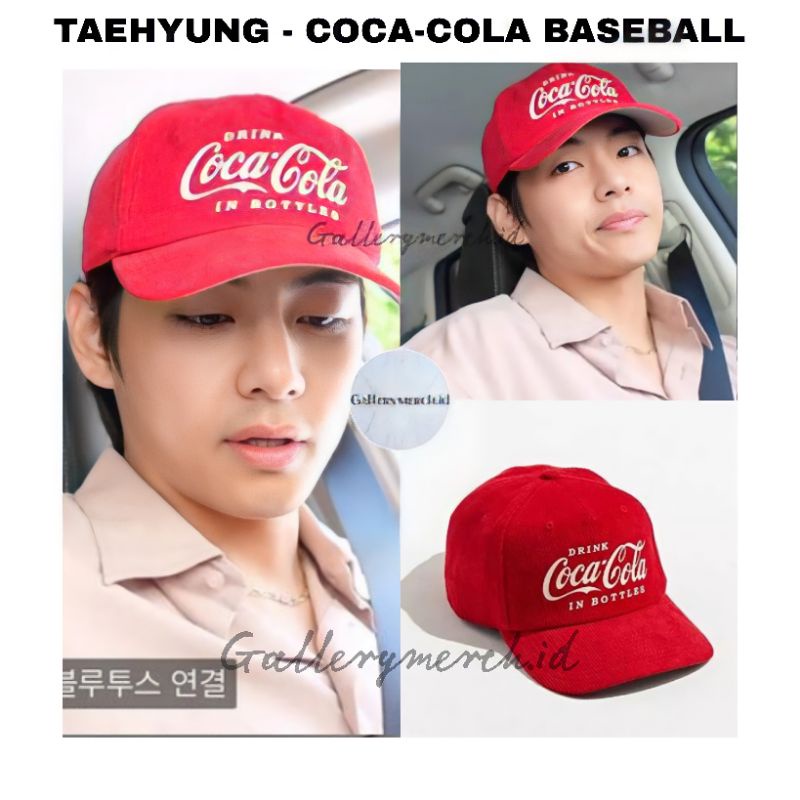 [READY STOCK] TAEHYUNG BTS - COCA-COLA BASEBALL