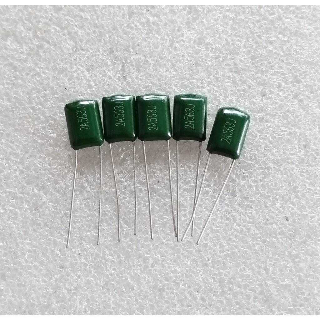 Capacitor Polyester Film 56nf Mylar 563 5pcs
