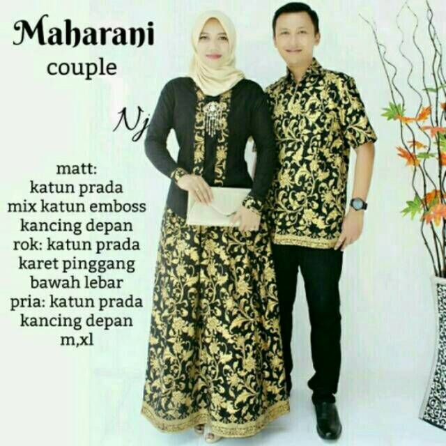BATIK COUPLE MAHARANI_GAMIS BATIK SARIMBIT