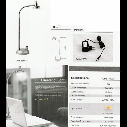 lampu meja lampu baca reading light OPS-T9005