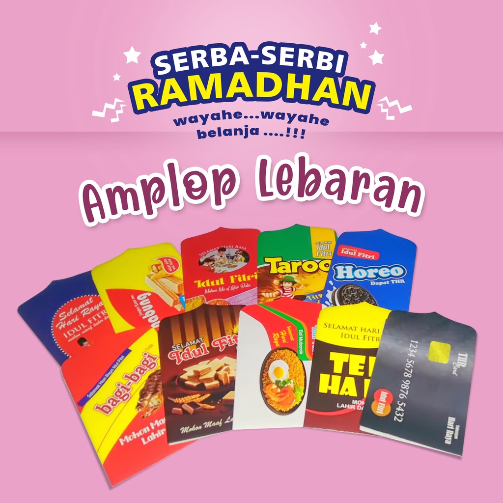 

Amplop Lebaran 1 Pack isi 10 pcs Murah
