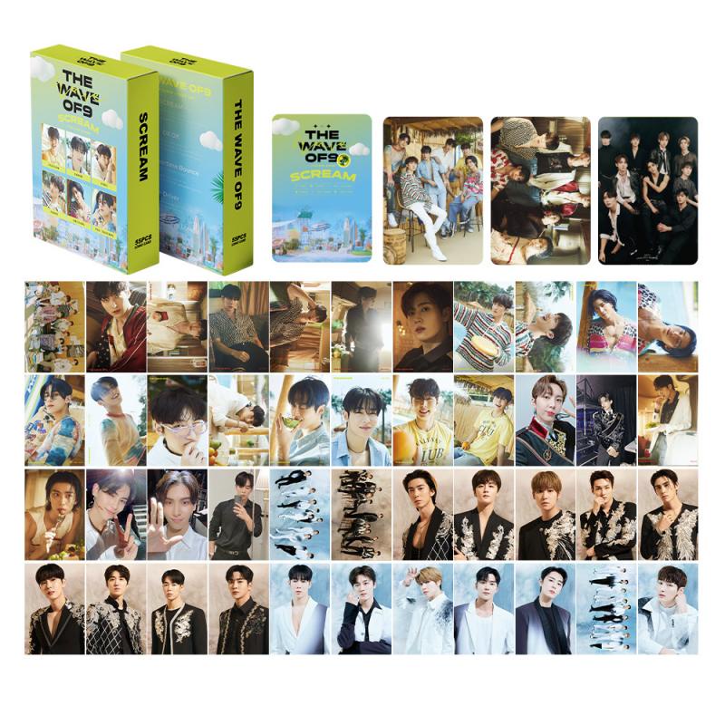 55pcs / Kotak Kartu Foto LOMO SF9 Album THE WAVE OF9