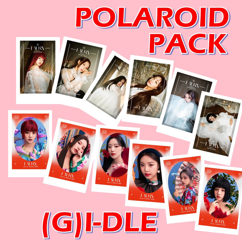 Photo set I Burn Gidle Polaroid Pack 18pcs