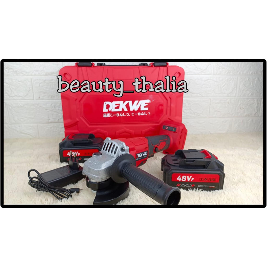 Cordless Brushless Angle Grinder DEKWE M10-48V