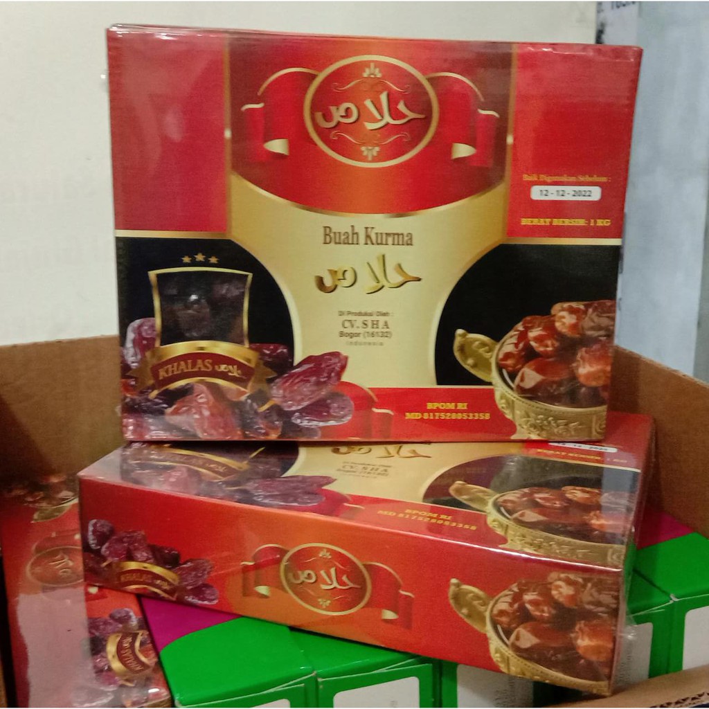 

KURMA GOLDEN DATES DZAHABI 1KG KHALAZ ORIGINAL KEMASAN BARU