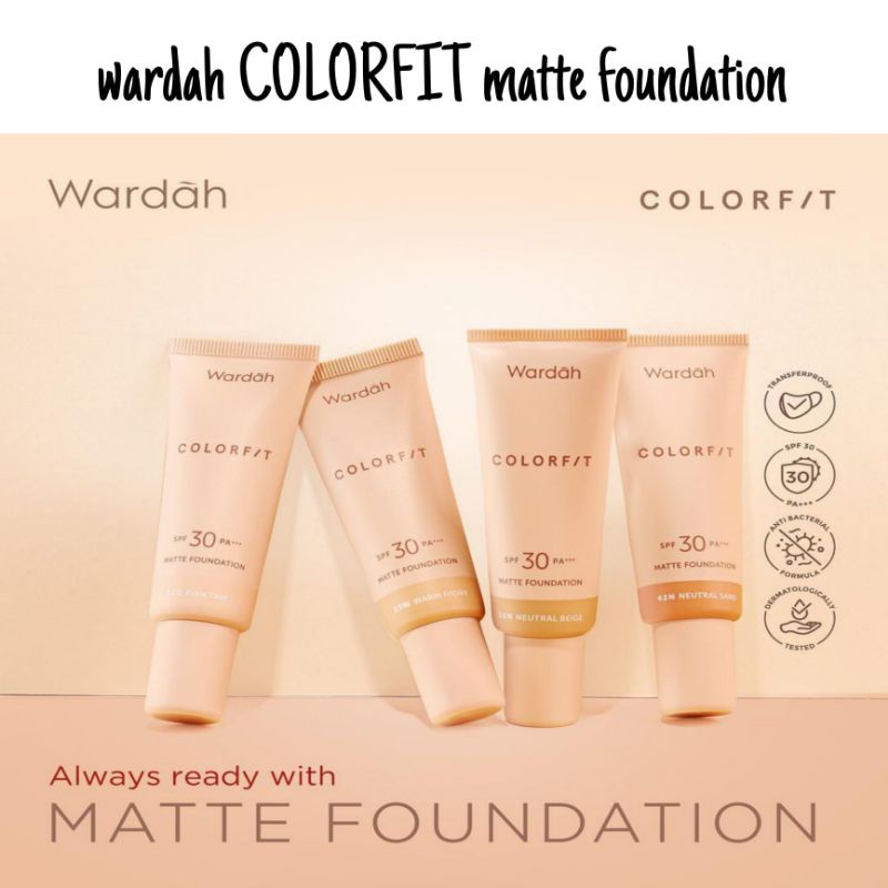 WARDAH COLORFIT MATTE FOUNDATION