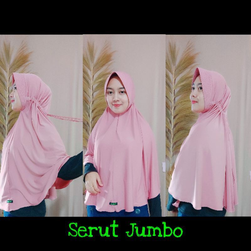 Serut jumbo Jersey Zoya / Hijab serut jumbo