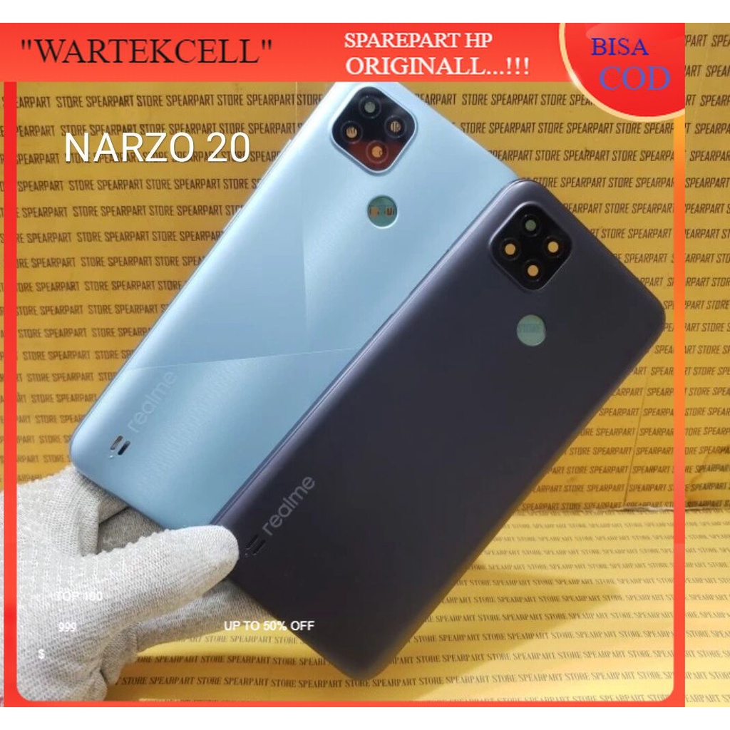 backdoor kesing Realme Narzo 20 original