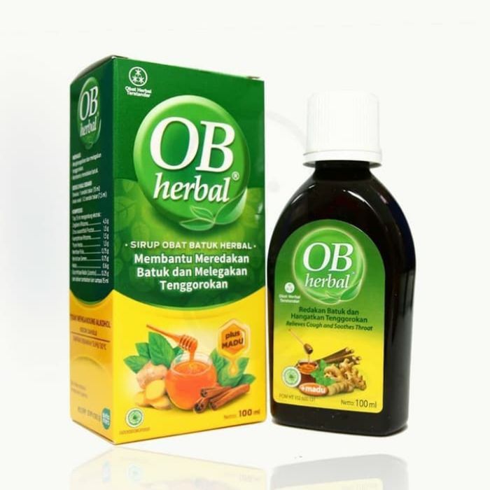 

OB HERBAL DEWASA 60 ML Sirup Jamu Obat Batuk Tradisional Alami