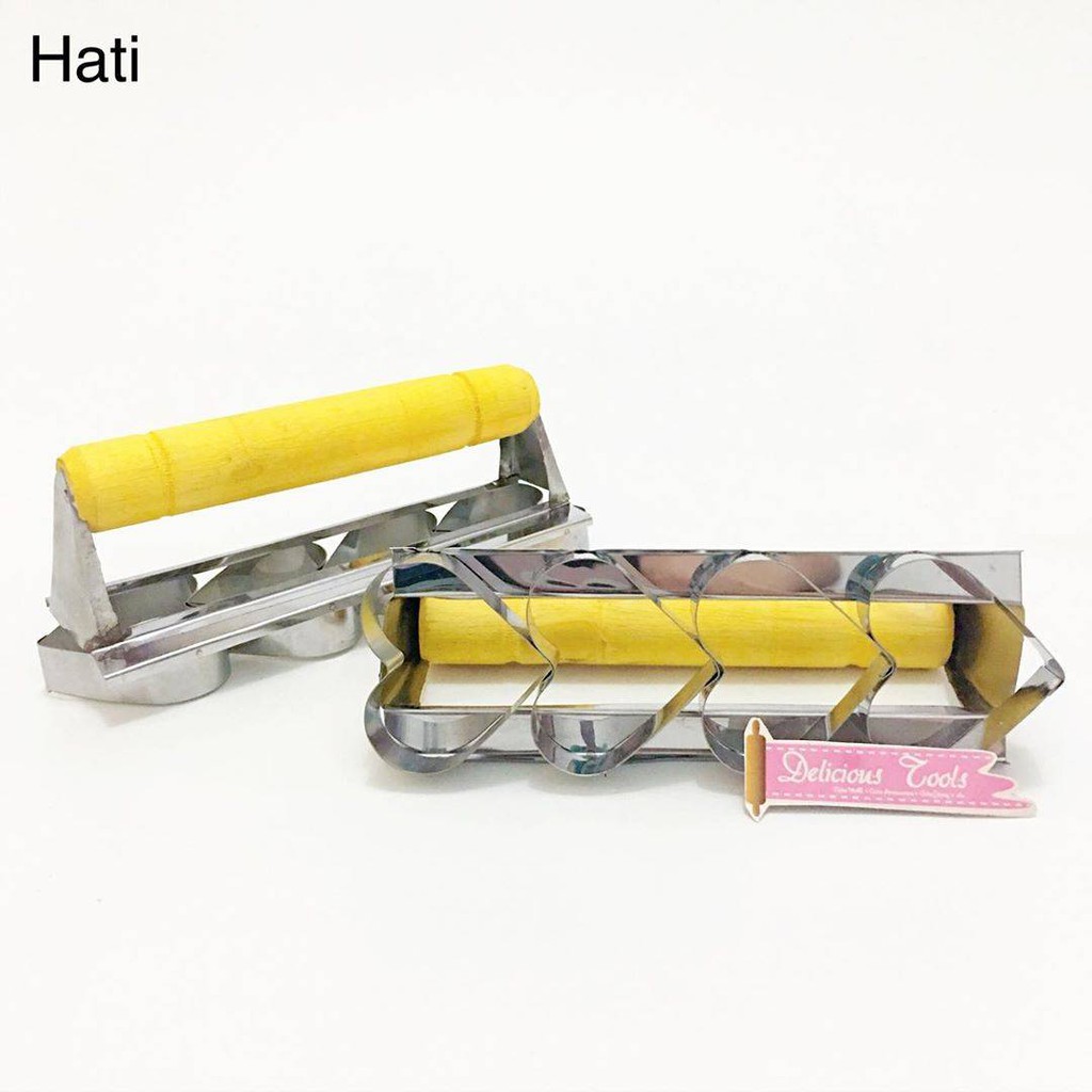 Cetakan bangkit Hati cetakan kukis kue kering baking