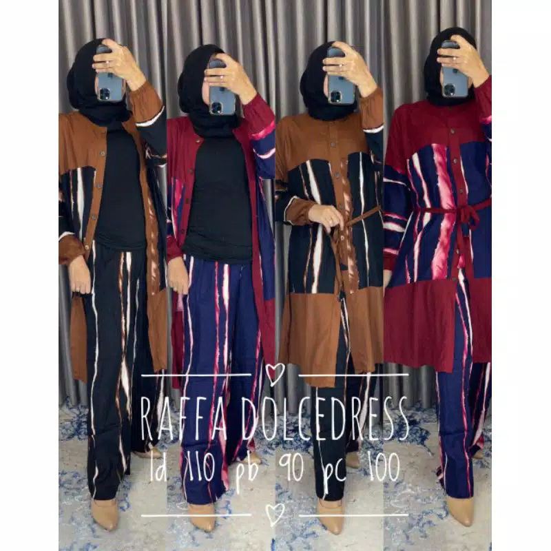 SALFASHOP_DASTER ARAB SETELAN DOLCE RAFFA ORI BY DOLCE