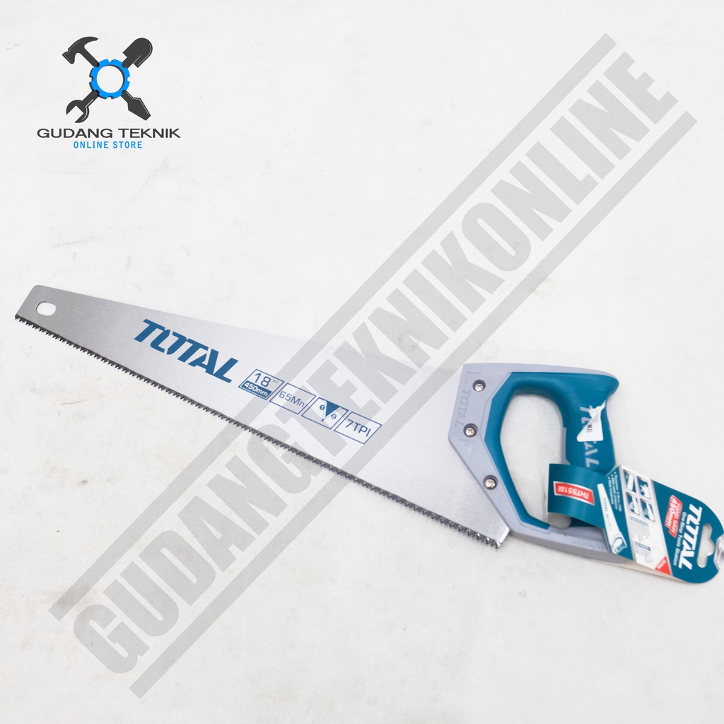 Gergaji Kayu Tangan 18&quot; THT55186 / 20&quot; THT55206 - Hand Saw TOTAL Gergaji Manual Gagang Fiber