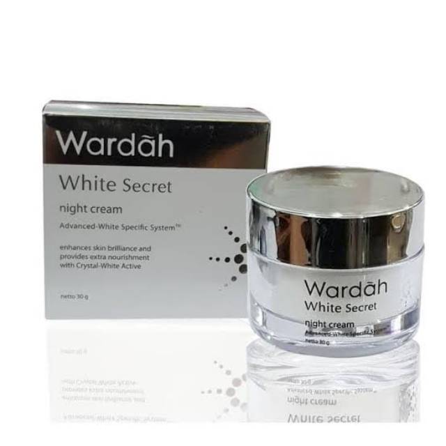 Wardah white secret night cream