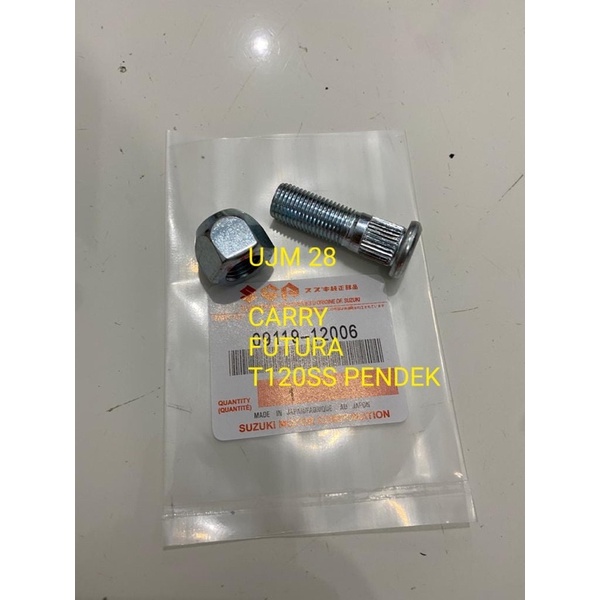 BAUT RODA PENDEK FUTURA /T120SS / CARRY/ EXTRA HUB BOLT SHORT