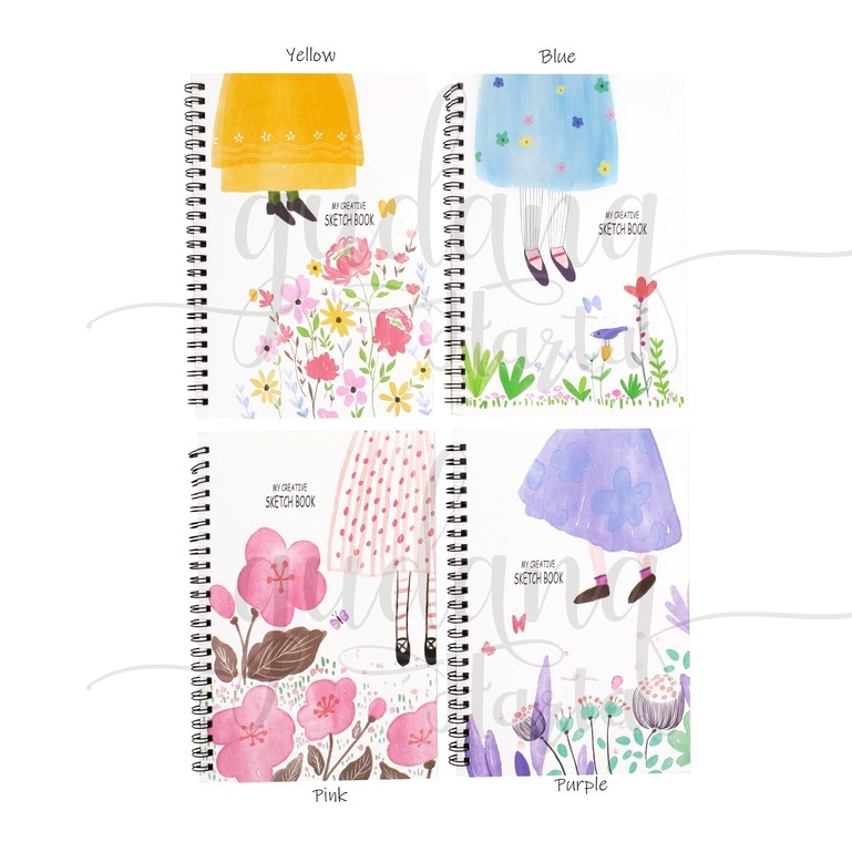 

GCC Notebook A5 Spiral Beautiful Skirt Buku Motif Rok Warna Unik GCC 308146
