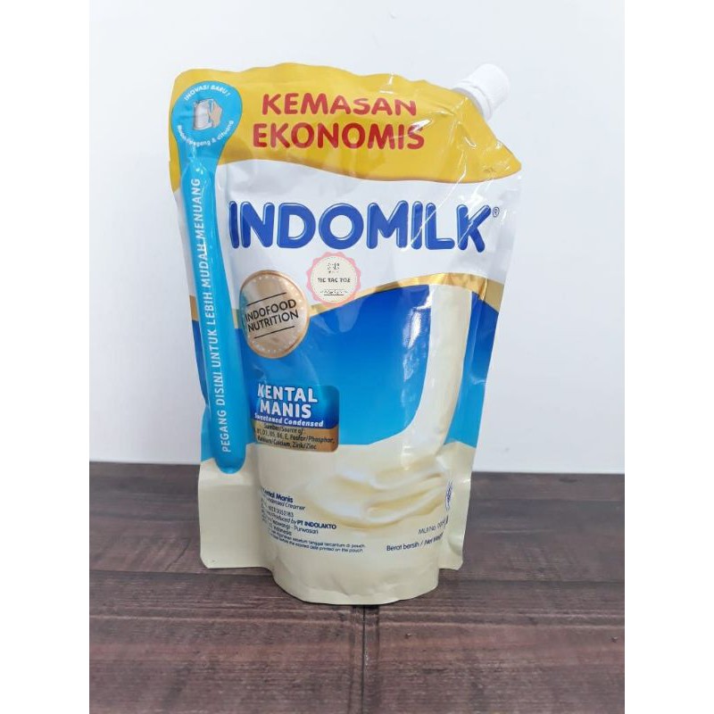 Susu Kental Manis Indomilk Kemasan Ekonomis Pouch 545gr