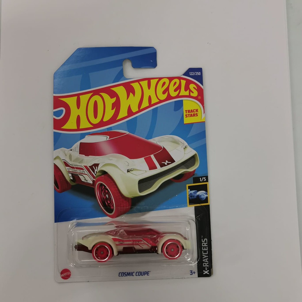 E22 Hot Wheels Cosmic Coupe Putih GLOW IN THE DARK HW Hotwheels Mobil Mainan Anak