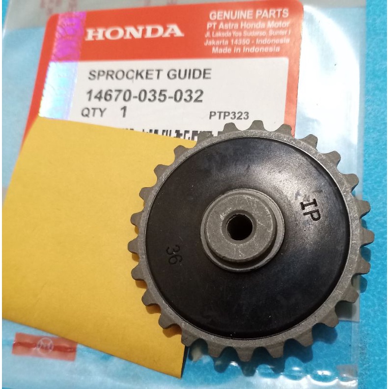 Gigi pompa oli motor supra x