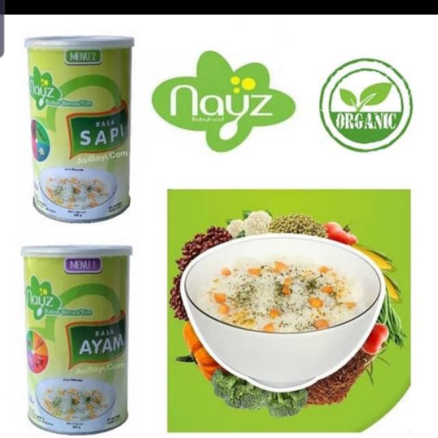 Nayz Bubur Organik Mpasi Shopee Indonesia