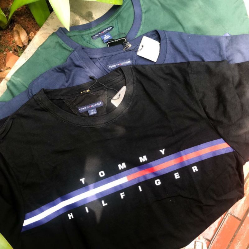 Tommy Hilfiger Kaos Pria Original Ready Stock