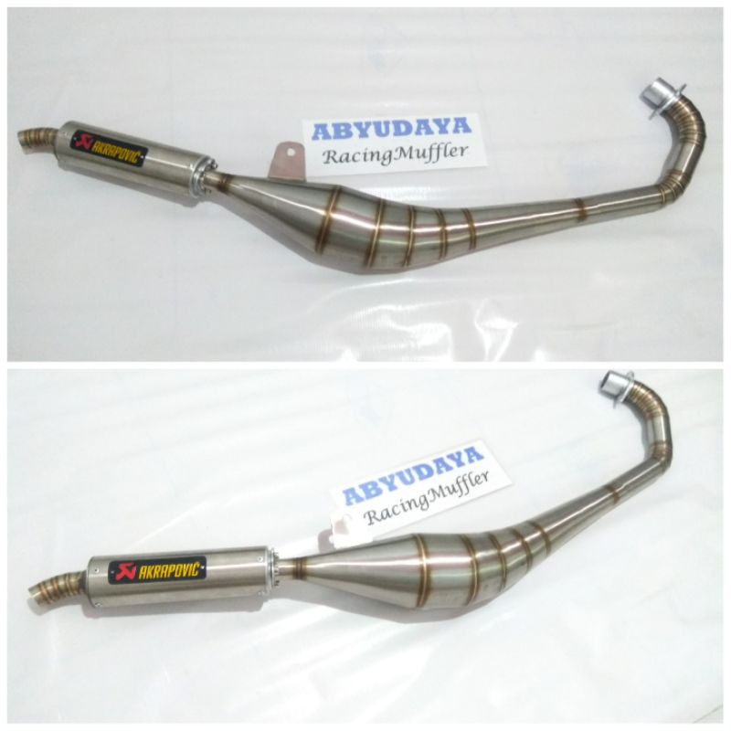 knalpot satria 2 tak knalpot satria hiu knalpot satria lumba knalpot satria R 120 stainles Akrapovic