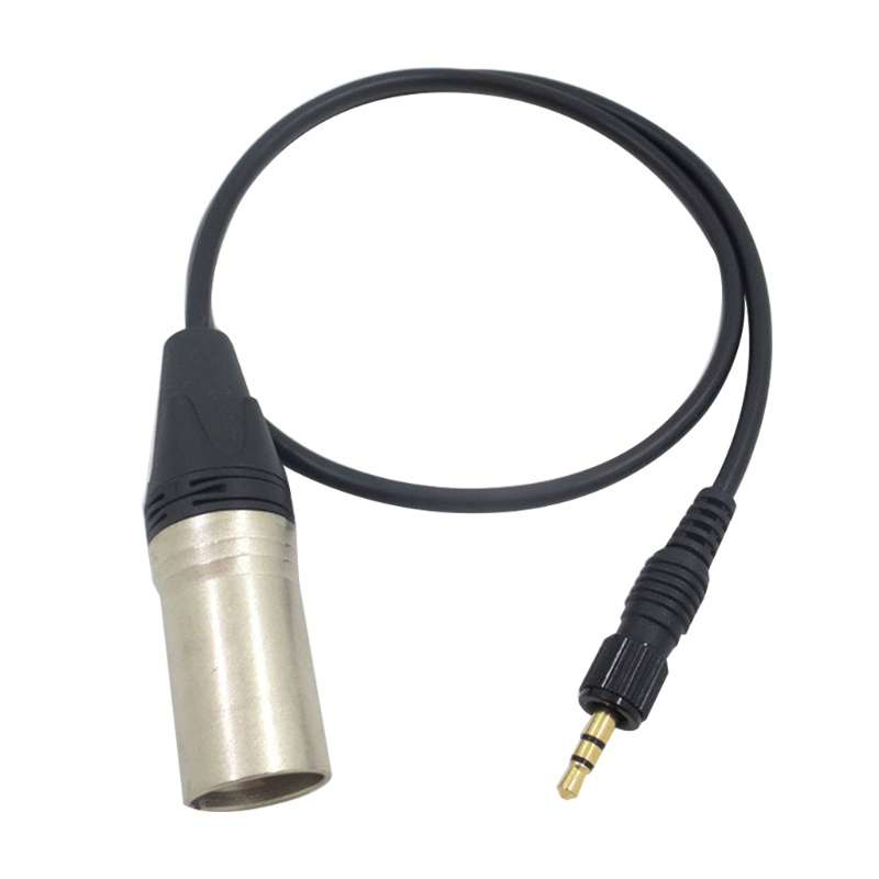 Cre Locking Kabel Mikrofon 3.5mm TRS XLR Untuk-S-ony UWP-V1 UWP-D11 UWP-D21
