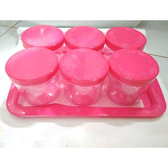 TOPLES NAMPAN CPM Belagio Food Storage Set of 6pcs Toples + Nampan