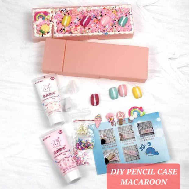 DIY PENCIL CASE / TEMPAT PENSIL DIY ANAK LUCU MAINAN EDUKASI DEKORASI ANAK IMPORT STATIONARY PENSIL ALAT TULIS SEKOLAH