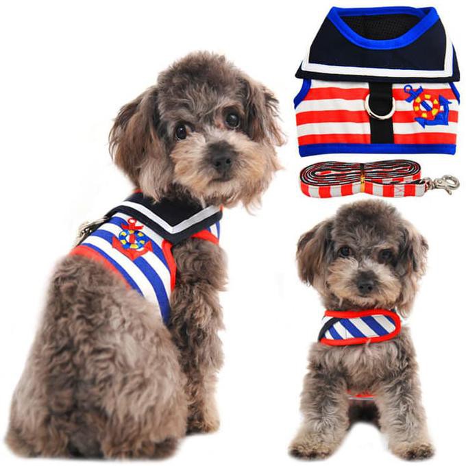 Harness Anjing / Harness Sailor Anjing / Harness Anjing Import /Baju hewan