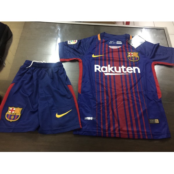PROMO Jersey Barcelona Barca Home Kids Anak 2017 2018 Grade Ori Top Quality TERLARIS