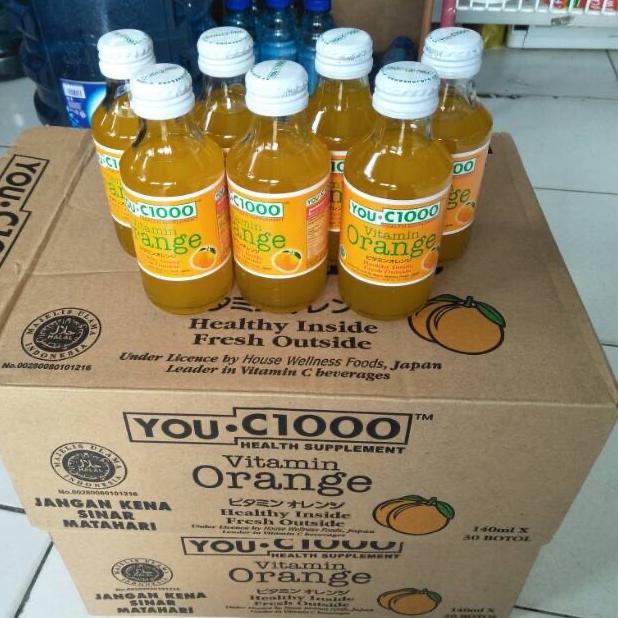 Jual You C 1000 Orange You C 1000 Rasa Jeruk 1 Dus Isi 30 Botol Indonesia Shopee Indonesia