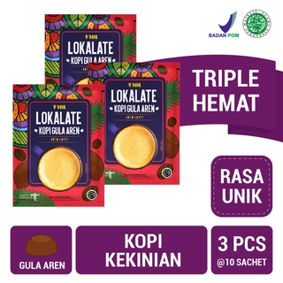Jual Lokalate Kopi Gula Aren Buy 2 Get 1 isi 30 x 15 gr Indonesia