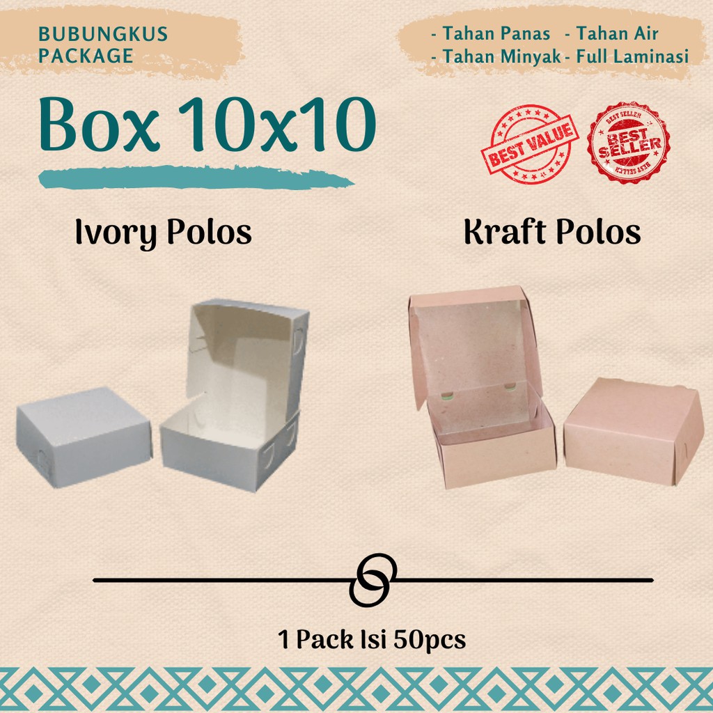 

Box 10x10 1pcs / Box Takoyaki / Box Dimsum / Box Kue Cubit / Box Siomay / Box Donat 1 Pcs