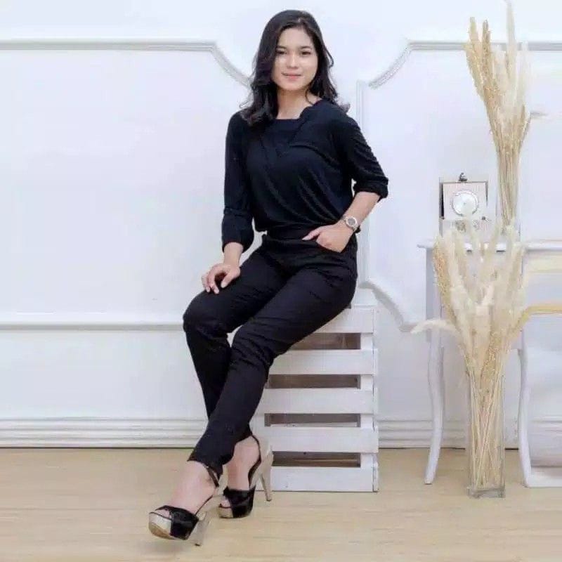 CELANA KANTOR KERJA WANITA SLIMFIT MELAR