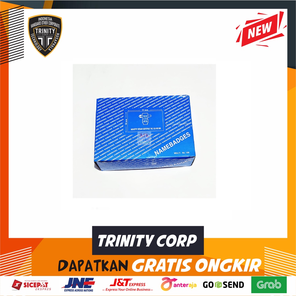 

1 Pcs Tempat Name Tag Namebadges Multi No.100