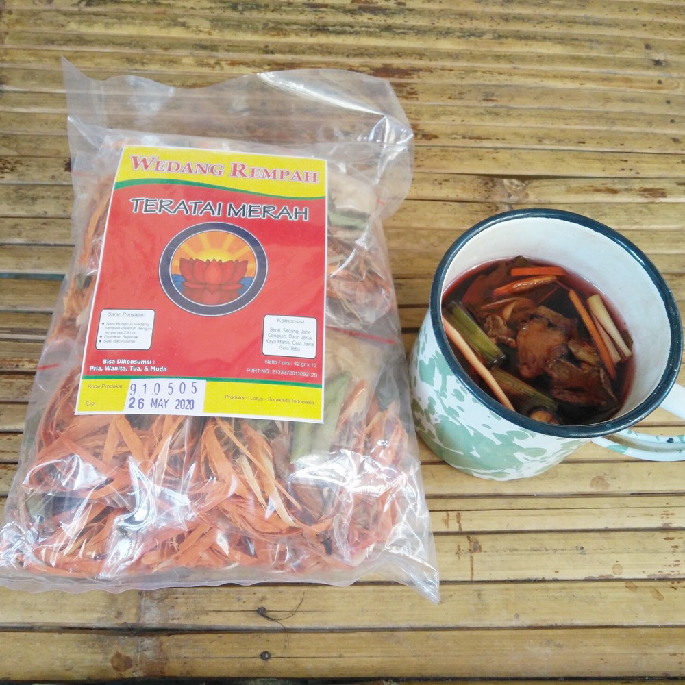 

Wedang Rempah Teratai Merah 1 Pak
