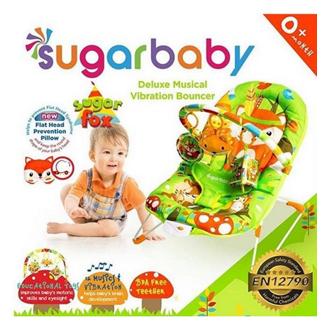 Sugar Baby Deluxe Musical Vibration Bouncer 1 Recline-1