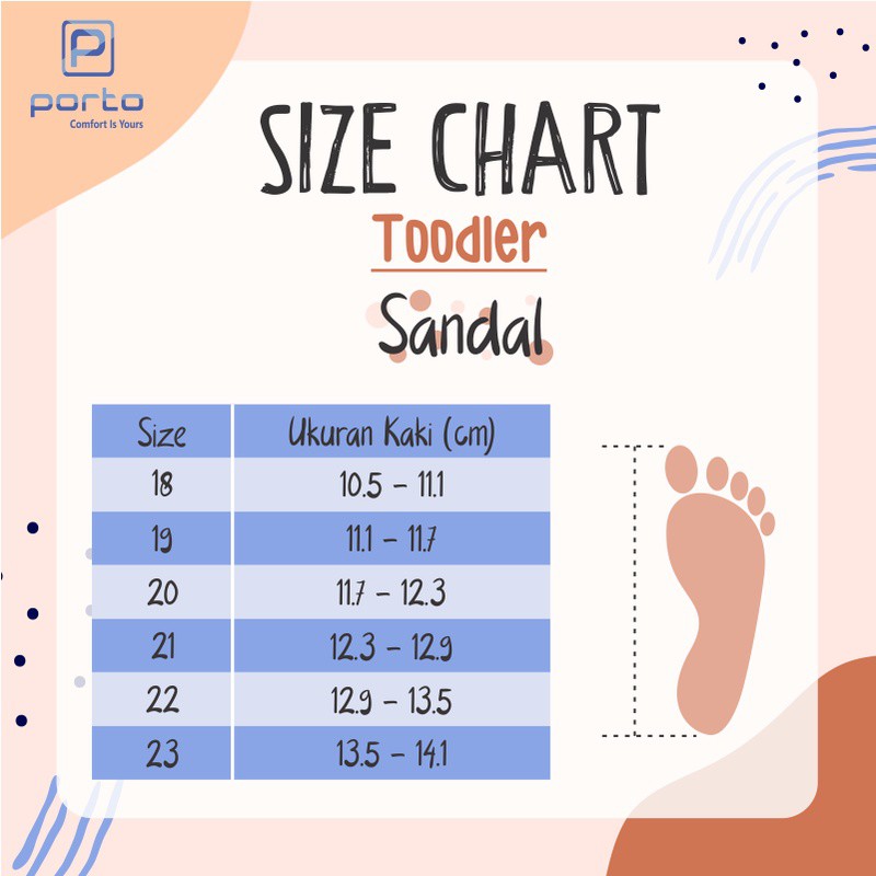 Kanan Kiri - Sandal Sepatu Anak Laki-laki Perempuan Selop Karet Karakter Nyaman Original