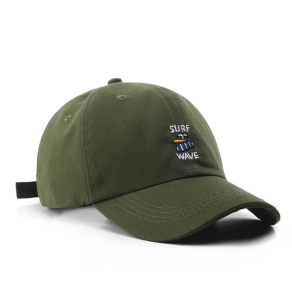 PROMO!!!Topi Baseball Cap Surf Wave Terpopuler Topi Pria Wanita Kekinian Material Drill premium Berkualitas Kekinian COD
