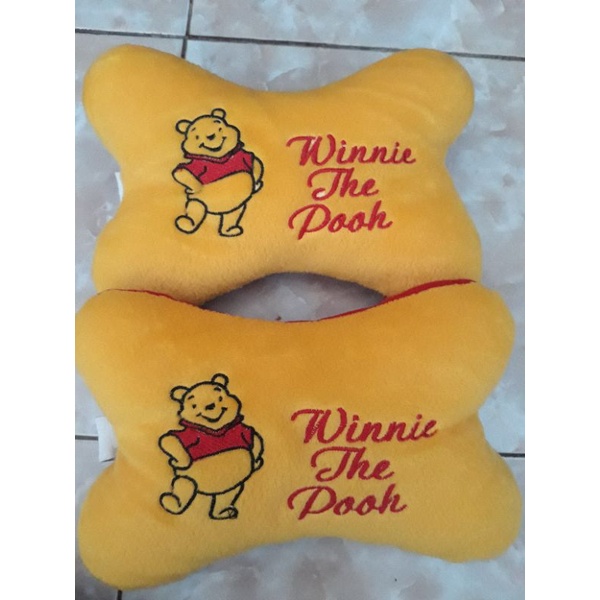 Bantal penyangga kepala kursi mobil karakter preloved
