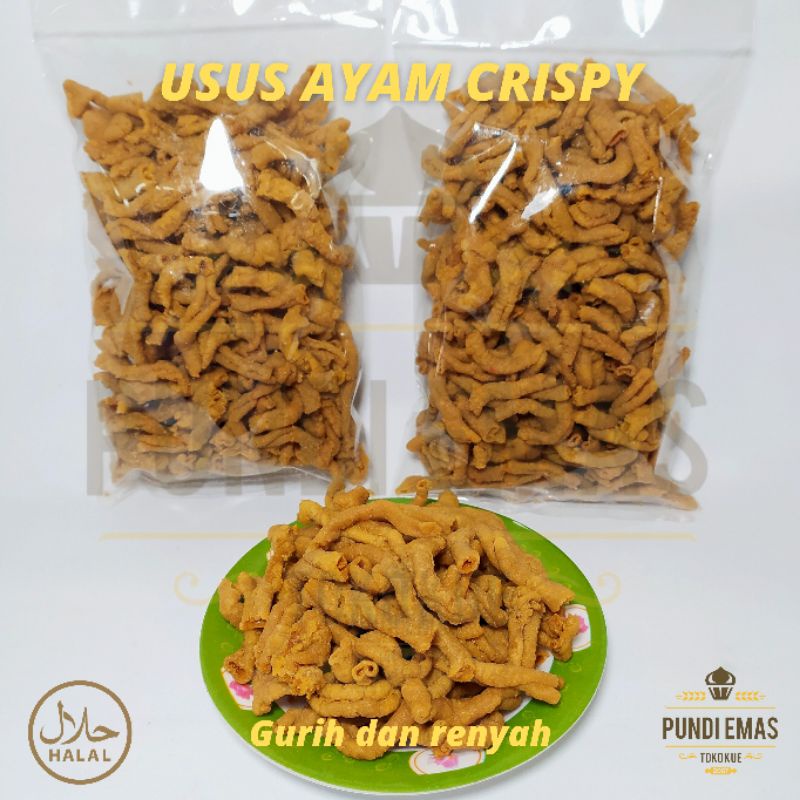 Usus Ayam Crispy / Keripik Usus Ayam Kiloan 250 Gram