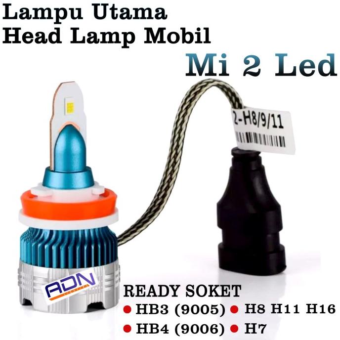 Lampu Led UTAMA FOGLAMP KABUT Mobil Motor Mini Mi2 LED HB3 HB4 H7 H11 and-off91