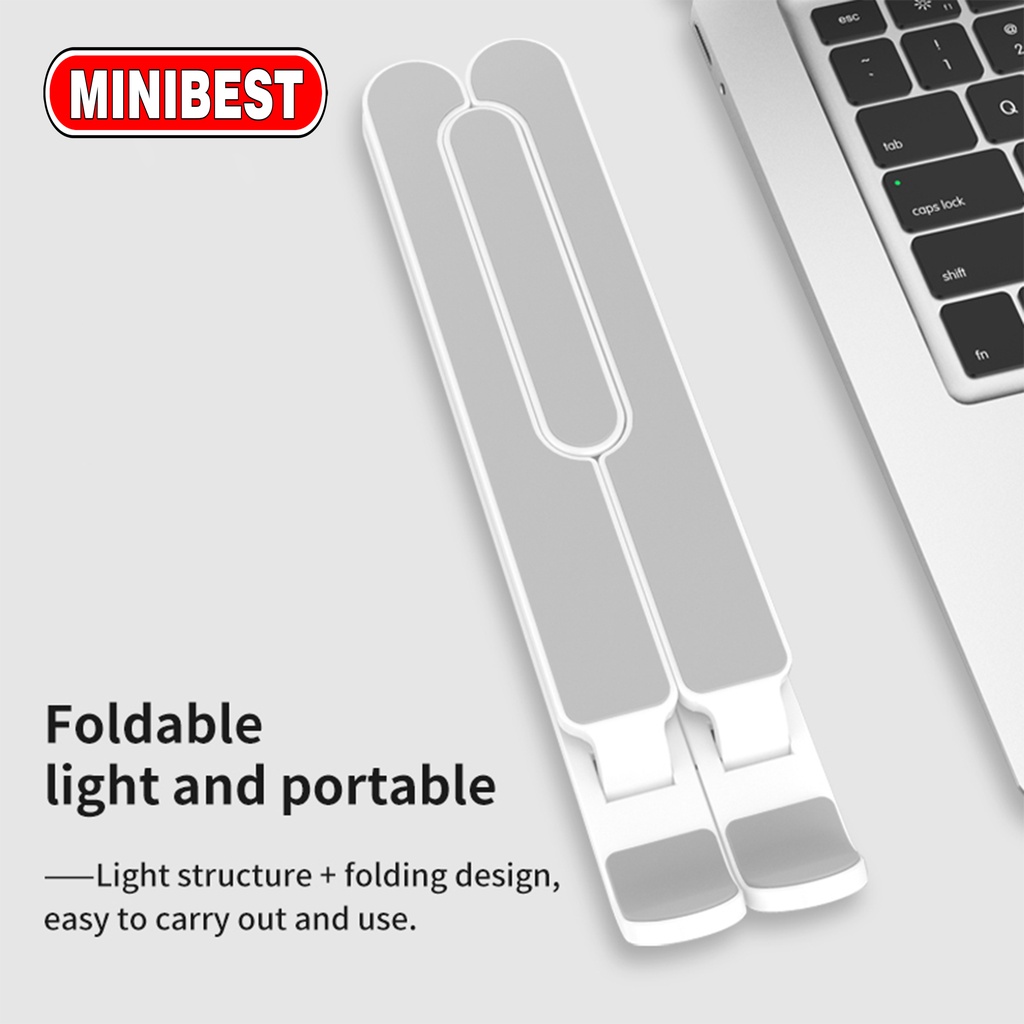 Minibest Stand Holder Lipat Adjustable Anti Slip Untuk Laptop/Notebook LS-002