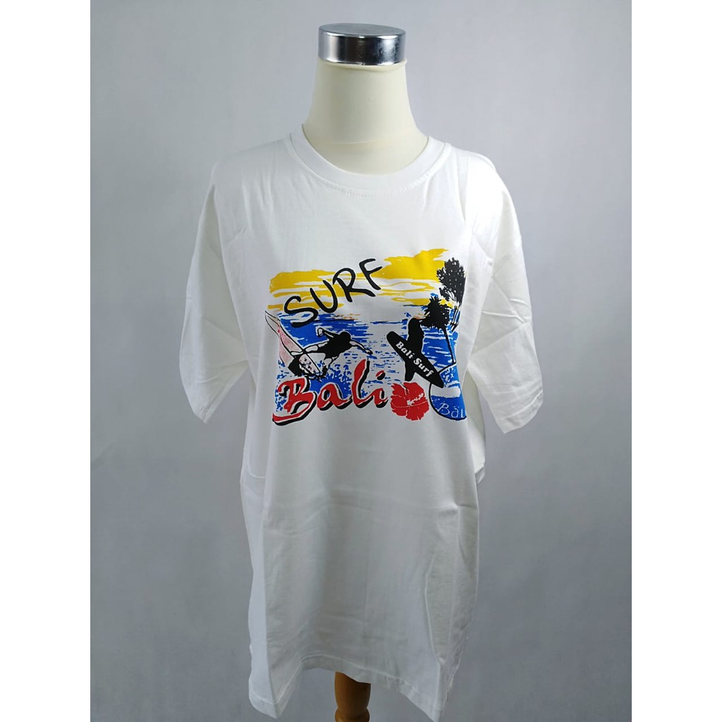 Baju Kaos Cotton Bali Size S-XL (Halus) oleh oleh bali baju kaos bali pria wanita kaos katun bali